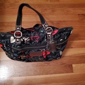 Coach poppy tote
